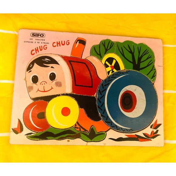 Vintage Train Puzzle - Picture 1 of 1